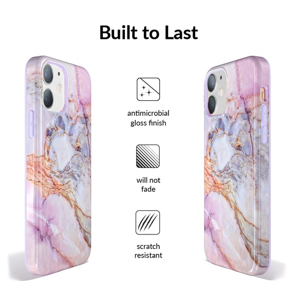 Velvet Caviar Violet Sky Marble iPhone 12 Case - Picture 8 of 8